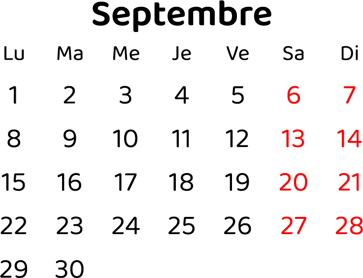 Calendrier de livraison